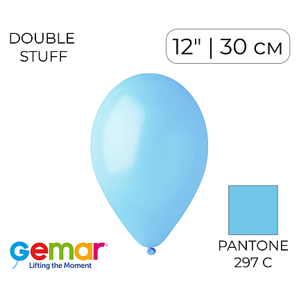 Дабл Стафф GEMAR-ДЖ 12" 001 в 072 Небесно-Блакитний | Sky Blue, фото 1