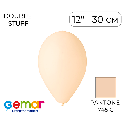 Дабл Стафф GEMAR-ДЖ 12" 060 в 001 Світло-Персиковий | Pale Peach, фото 1