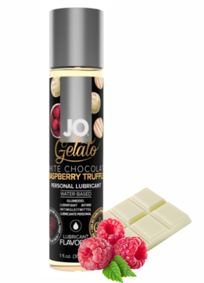 Змазка на водній основі System JO GELATO White Chocolate Raspberry (30 мл) без цукру та парабенів