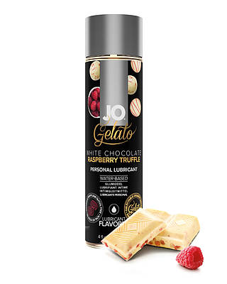 Змазка на водній основі System JO GELATO White Chocolate Raspberry (120 мл) без цукру та парабенів