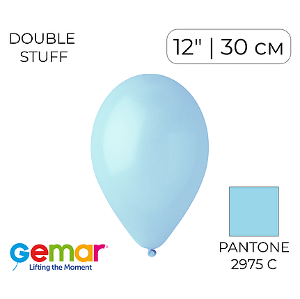 Дабл Стафф GEMAR-ДЖ 12" 072 в 001 Блідо-Блакитний | Pale Blue, фото 1