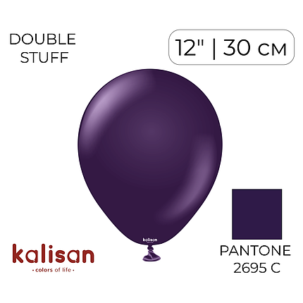 Дабл Стафф KALISAN-КЛ 12" 50 в 00 Темно-Фіолетовий | Dark Purple, фото 1