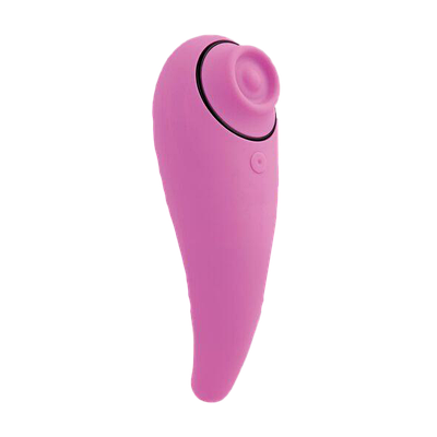 Пульсатор для клітора плюс вібратор FeelzToys — FemmeGasm Tapping&Tickling Vibrator Pink