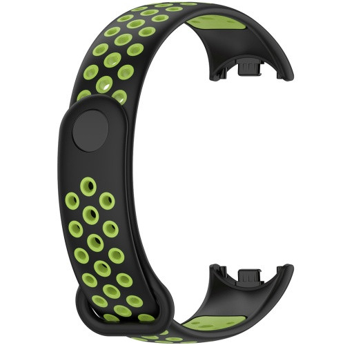 Ремінець для Xiaomi Mi Band 8/9 (Sport) Black/Green