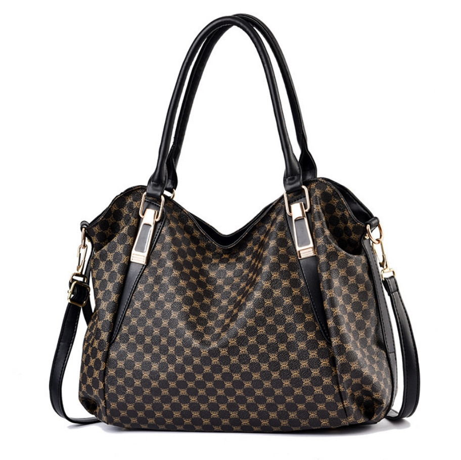 Стильна коричнева сумка хобо