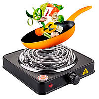 Настільна плита електрична на 1 конфорку, 1000Вт, від мережі, Sokany SK-5111 / Електроплита настільна