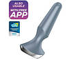 Анальна смарт-вібропробка Original Satisfyer Plug-ilicious 2 Ice Blue, фото 7