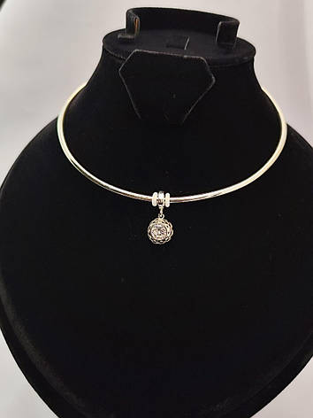 Срібний Чокер с камінчиком 005.051, фото 1