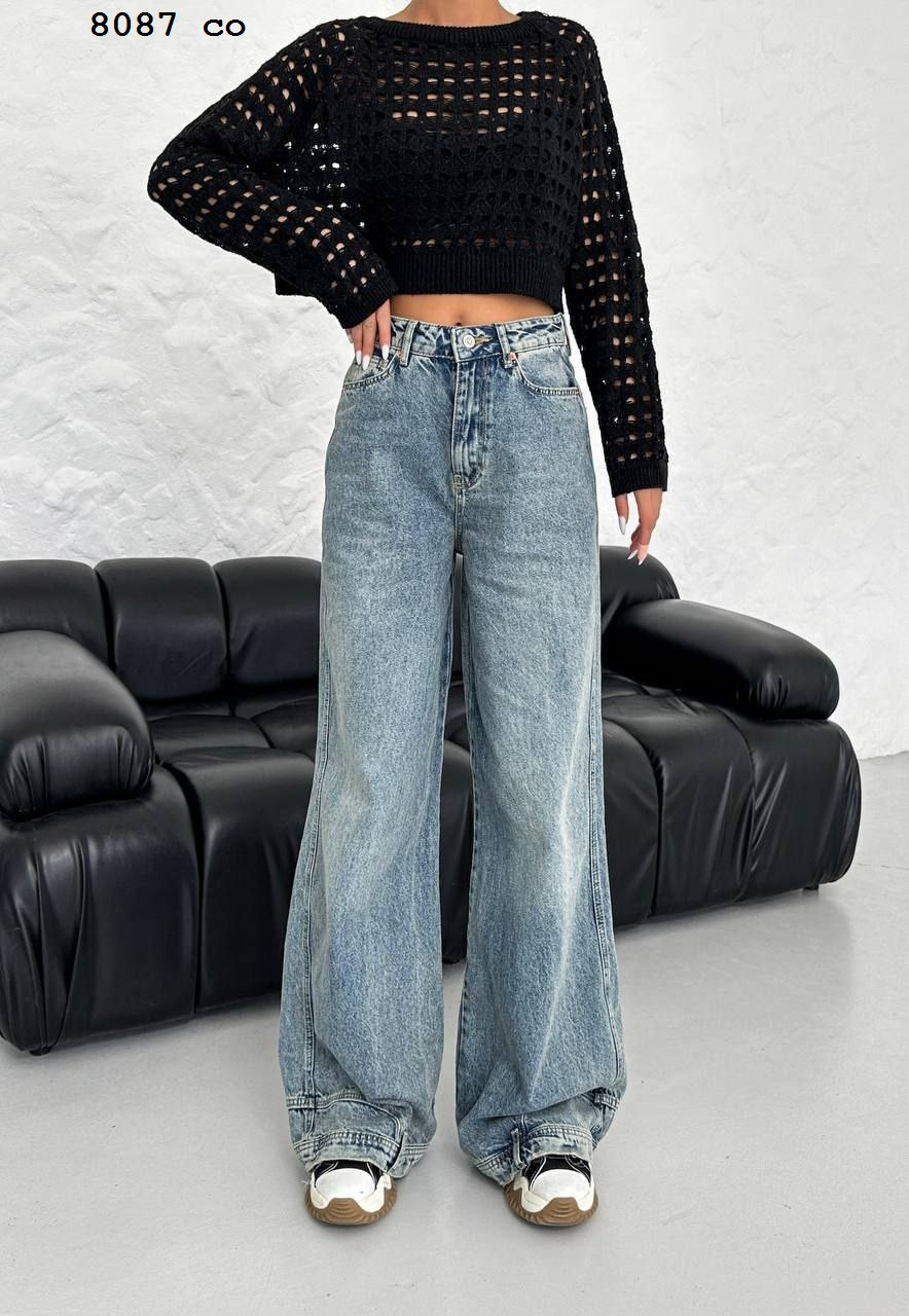 Джинси Wide leg 8087 со, фото 1