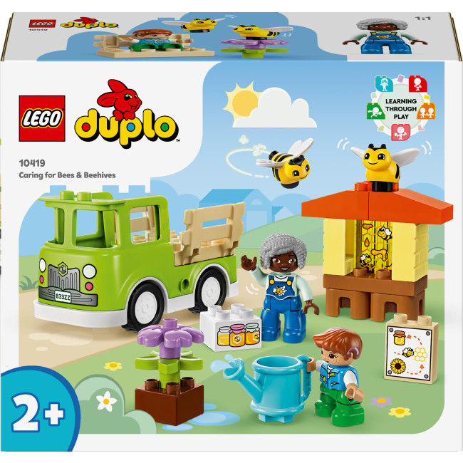 Конструктор LEGO DUPLO Town Догляд за бджолами й вуликами 10419, 10 x 26 x 22 см, 22 дет, фото 1