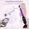 Міні сексмашина Hismith Mini Capsule Sex-Machine with Strong Suction APP, дуже потужна, пульт ДК, фото 4