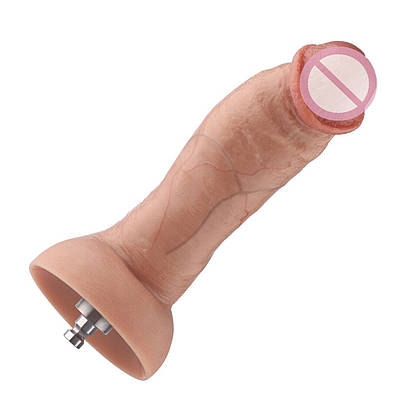 Гіперреалістичний силіконовий фаллоїмітатор для сексмашин Hismith Hyper Realistic Silicone Dildo