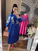Плаття жіноче з вишивкою 50-54