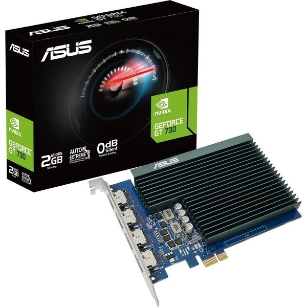 Відеокарта GF GT 730 2GB GDDR5 Asus (GT730-SL-2GD5-BRK), фото 1