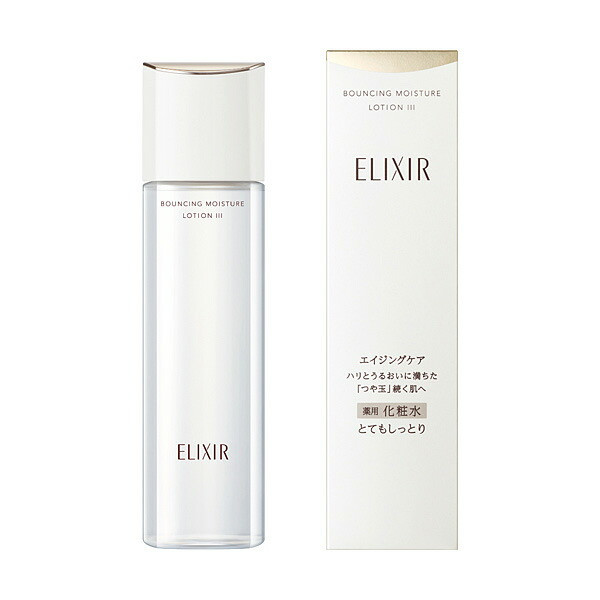 Shiseido Elixir Bouncing Moisture Lotion III зволожуючий, антивіковий ліфтинг-лосьйон, що вирівнює тон,170 мл, фото 1