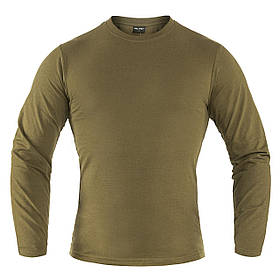 Футболка з довгим рукавом Mil-tec LANGARMSHIRT CO OLIV 11065001-
