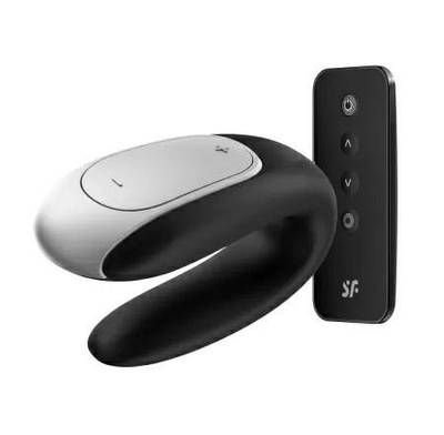 Смарт-вібратор для пар Original Satisfyer Double Fun (Black) з пультом ДК