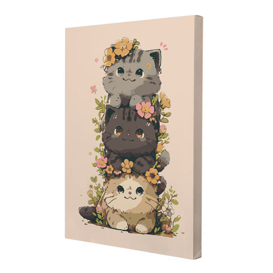 Картина за номерами Riviera Blanca Милі котики 28x40 см (RB-1107), фото 1