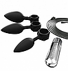 Набір анальних вібропробок Bathmate Anal Training Plugs VIBE, діаметр 2,5 см — 3,1 см — 3,8 см, фото 7