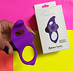 Ерекційне віброкольцо Adrien Lastic Lingus MAX Violet з язичком для стимуляції клітора, фото 8