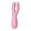 Кліторальний вібратор Original Satisfyer Threesome 3 Pink з трьома пальчиками, фото 9