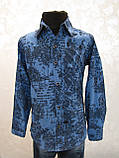 Модна сорочка для хлопчиків 110,116,122,128 зросту Blueland Туреччина, фото 3