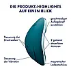 Вакуумний вібратор Original Satisfyer Vulva Lover 1 Blue, фото 9