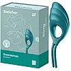 Ерекційне віброкольцо ласо Original Satisfyer Swordsman Green, міцна фіксація, 10 режимів, потужний мотор, фото 10