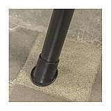 Садова гойдалка 3х-місна з навісом та 2 подушками до 260кг eCarla HO01CZ ЧОРНА Качеля для саду, фото 9