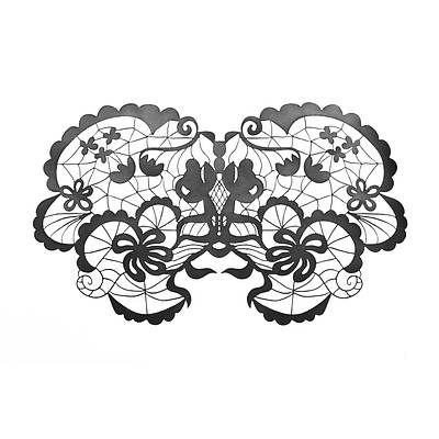 Маска на обличчя Bijoux Indiscrets — Anna Mask, вінілова, клейове кріплення, без зав'язок