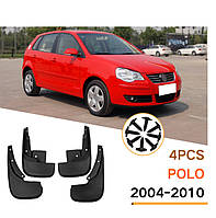 Бризковики для Volkswagen Polo 2004-2010 хетчбек рестайл повний комплект