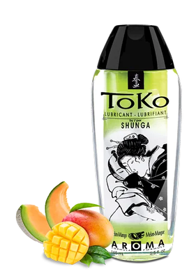 Лубрикант на водній основі Shunga Toko AROMA — Melon Mango (165 мл), не містить цукру