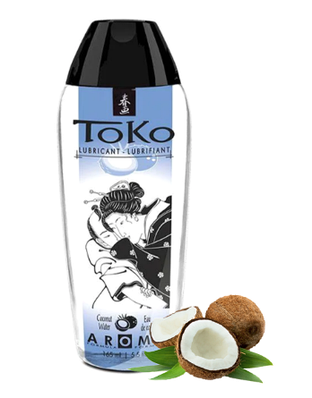 Лубрикант на водній основі Shunga Toko AROMA — Coconut Water (165 мл), не містить цукру