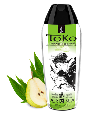 Лубрикант на водній основі Shunga Toko AROMA — Pear & Exotic Green Tea (165 мл), не містить цукру
