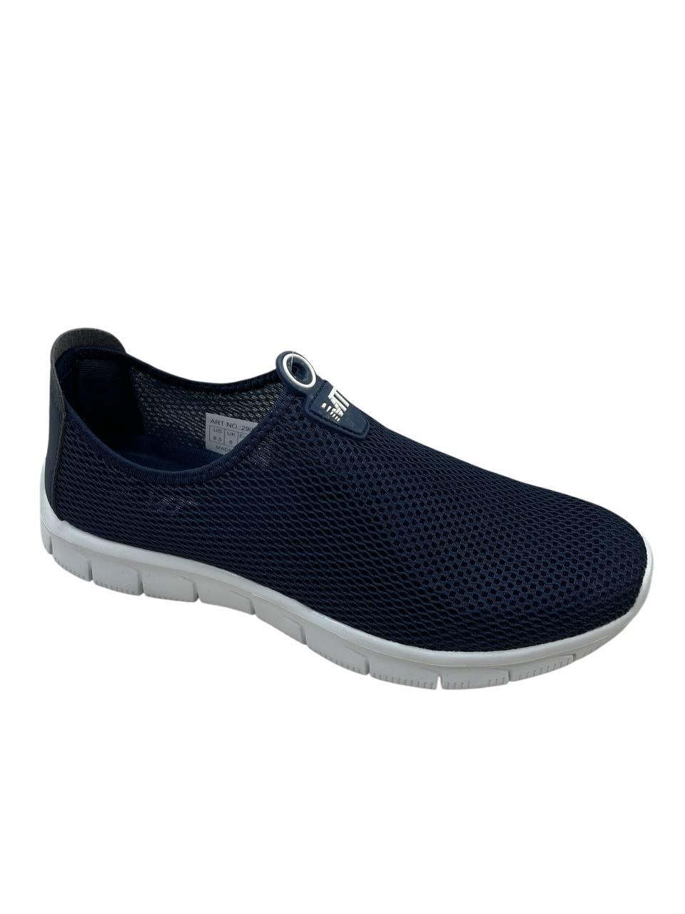 Чоловічі мокасини синій сітка No 002903 (р. 40-45)