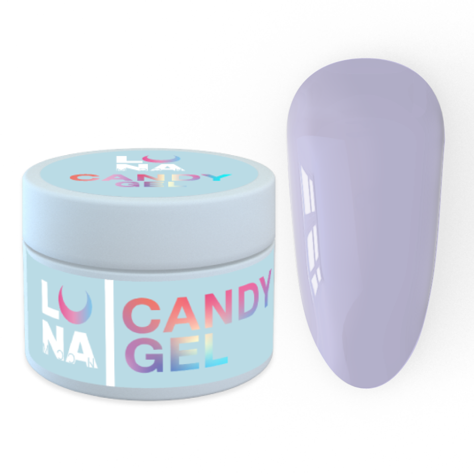 Гель для нарощування Luna Candy Gel No20, 15 мл (ліловий)
