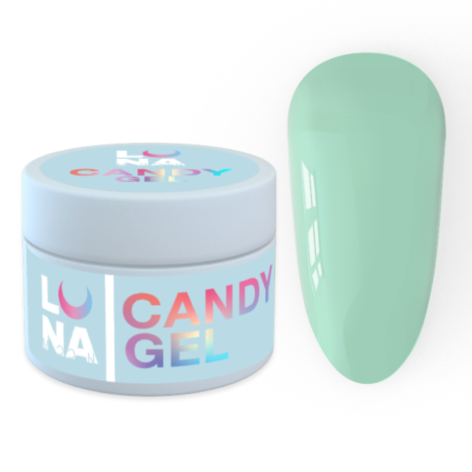 Гель для нарощування Luna Candy Gel No23, 15 мл (м'ятний)