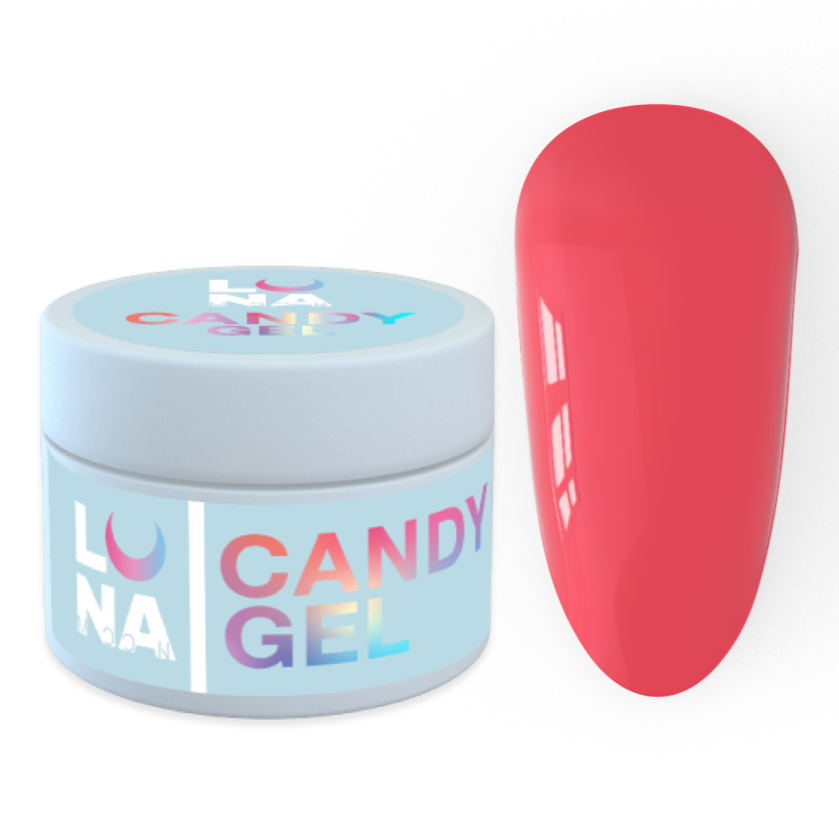Гель для нарощування Luna Candy Gel No25, 15 мл (арбузний)