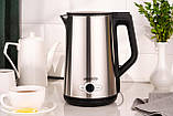 Електрочайник ARDESTO EKL-X52E/1.7 л/2200 Вт/подвійні стінки/LED дисплей/7 темп. режими/Strix контроль/нержавіюча сталь, фото 7