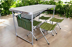 Комплект меблів складаний стіл та 4 стула Ranger TA 21407+FS21124 в чохлі