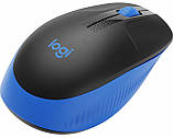 Миша бездротова Logitech M190 Wireless Blue (910-005907), фото 2