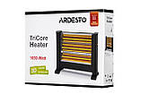 ARDESTO Обігрівач інфрачервоний кварцевий, 15м2, 1650Вт, мех. упр-ння, підлоговий, чорний, фото 4