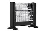 ARDESTO Обігрівач інфрачервоний кварцевий, 15м2, 1650Вт, мех. упр-ння, підлоговий, чорний, фото 7