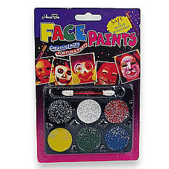 Набір фарби для аквагриму Face Paints 6 кольорів – заберіть останній екземпляр за найвигіднішою ціною!