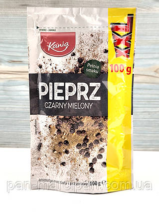 Перець чорний мелений Kania 100г Німеччина