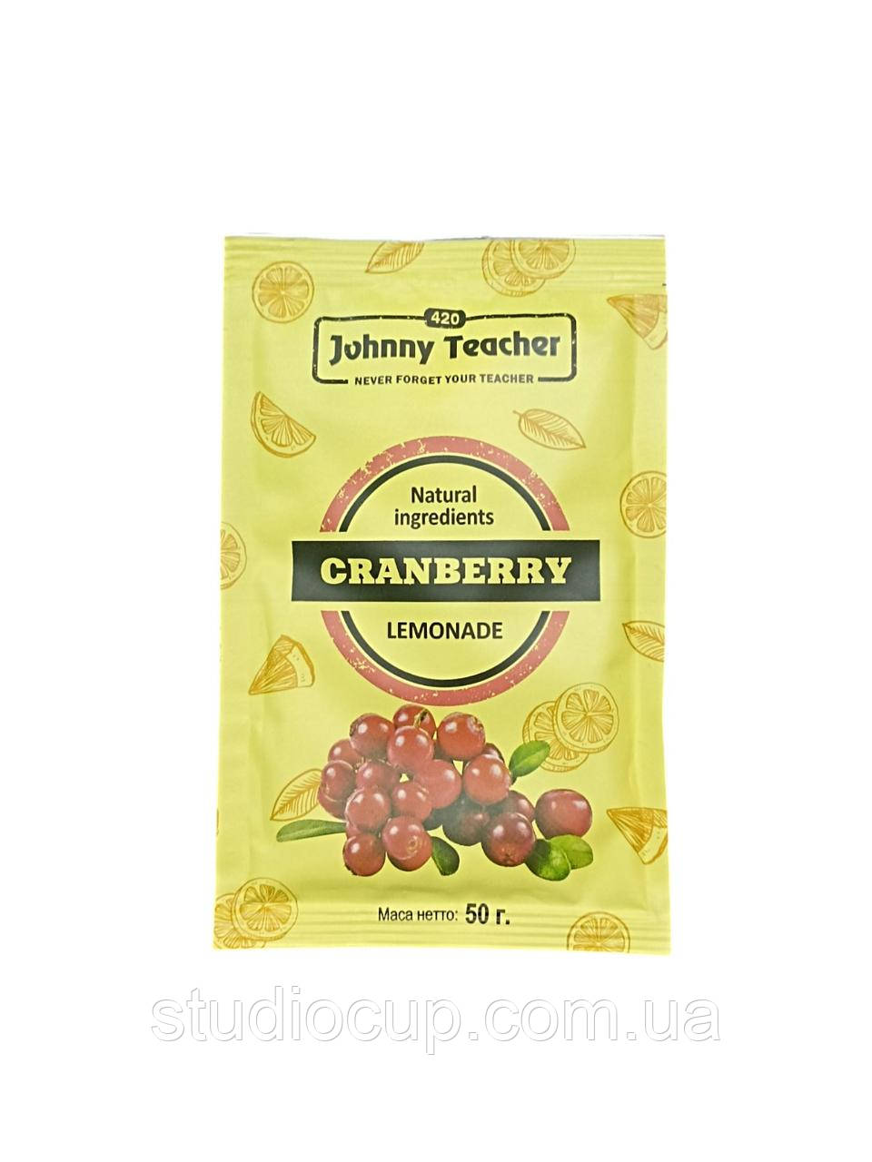 Лимонад концентований Журавлиновий морс Johnny Teacher 50гр
