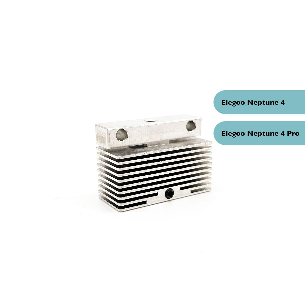 Алюмінієвий радіатор хотенда (Hotend heatsink) для 3Д-принтера Neptune 4/ 4Pro (for thermal barrier D7mm)
