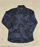 Модна сорочка для хлопчиків 110,116,122,128 зросту Blueland Туреччина, фото 2