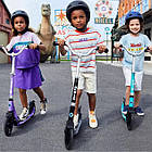 Захисний шолом Micro зелений з малюнком навушників AC2111BX, фото 6