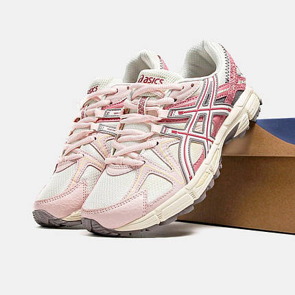 Жіночі кросівки Asics Gel Kahana 8 Pink Взуття Асікс Гель Кахана 8 рожеві кеди текстиль повсякденні демісезон, фото 1